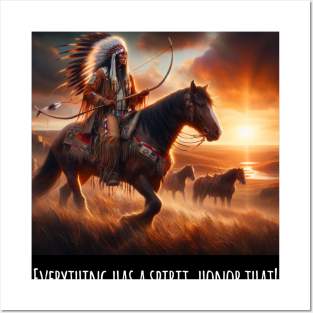 Native american wisdom Posters and Art